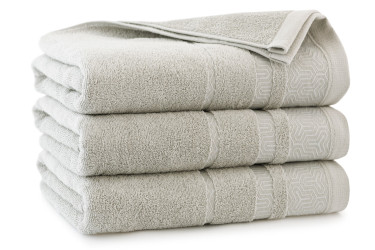Zestaw ręczników z egipskiej bawełny szare