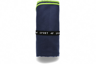 4F Ręcznik sportowy granatowy