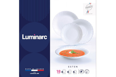 Luminarc Komplet obiadowy 18-elementowy Esten