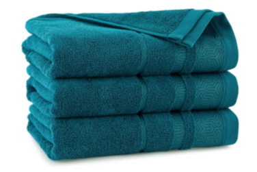 Zestaw ręczników z egipskiej bawełny szmaragd